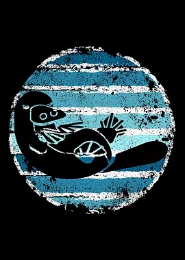 Retro Platypus Vintage