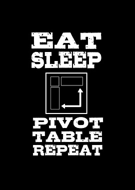 Eat Sleep Pivot Table