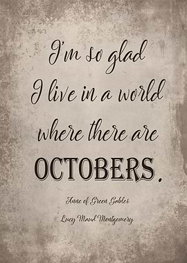 October Quote Anne