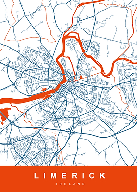 LIMERICK Map IRELAND