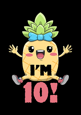 10th Birthday Pineapple