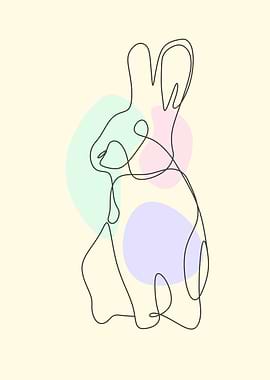 rabbit aesthetic style