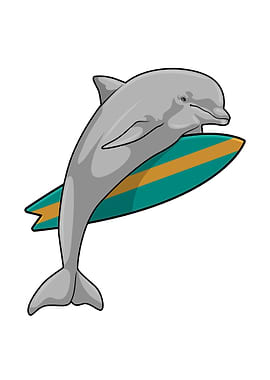 Dolphin Surfer Surfboard