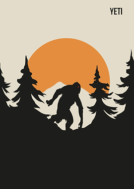 Yeti Cryptid Art