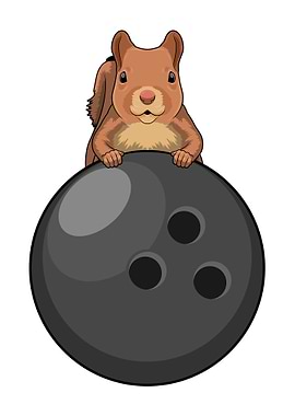 Squirrel Bowling Sports