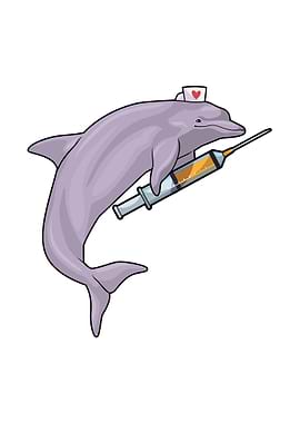 Dolphin Nurse Syringe