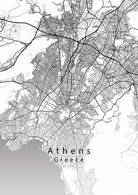 Athens City Map