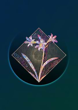 Geometric Mosaic Amaryllis