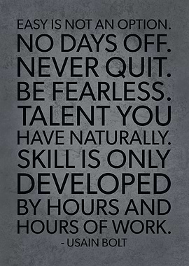 Easy Is Not An Option