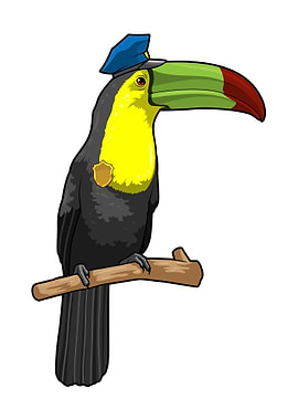 Toucan Police Police hat