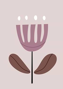 Abstract Flower leaf