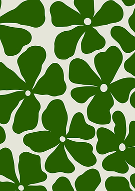 Minimalist Retro Flower 09