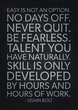 Easy Is Not An Option