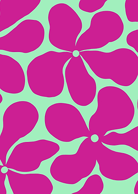 Minimalist Retro Flower 06
