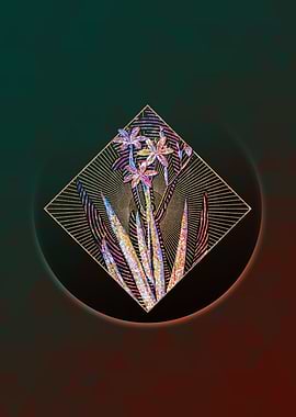 Blackberry Lily Mosaic