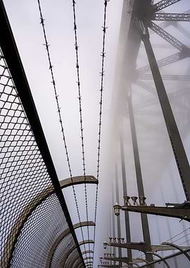 Sydney Harbour Bridge Fog