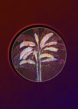 Banana Tree Floral Mosaic