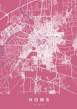 HOMS Map SYRIA