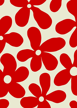 Minimalist Retro Flower 01