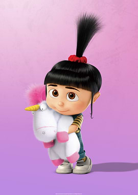 Agnes with unicorn