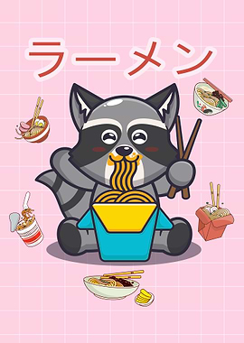 Raccoon Ramen Noodles