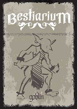 Bestiary Goblin Depiction