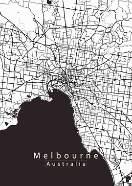 Melbourne City Map