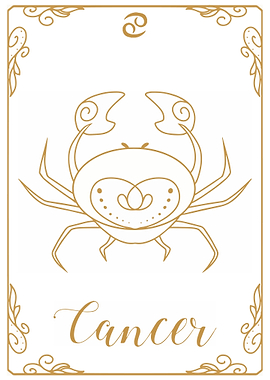 Zodiac Cancer Sign Poster