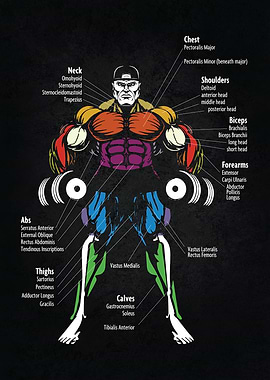Muscle Chart Anatomy