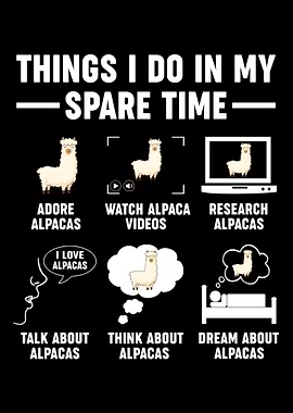 Alpaca Zoo Keeper Funny