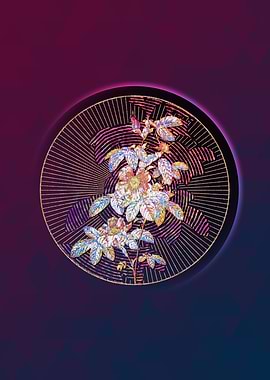 Single May Rose Mosaic