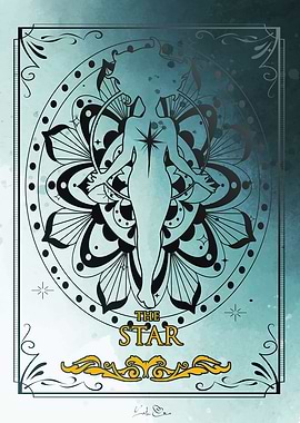 Tarot trump card the star