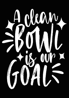 Funny Bathroom Poster with