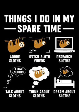 Sloth lazy people funny