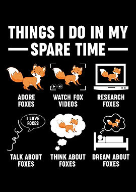 Fox Zoo Keeper Funny Foxes