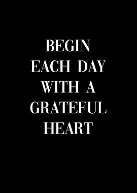 Greatful Heart Life Quote