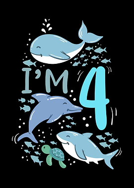 4th Birthday Sea Animal