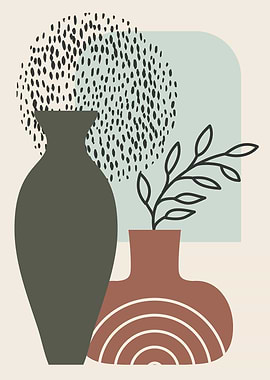 Flower vase Minimal shape