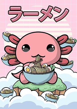 Axolotl Ramen Noodles