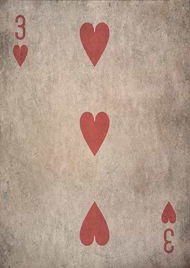 Three of hearts