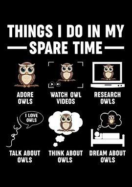 Owl Lover Zoo Keeper Bird