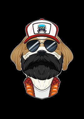 Truck Driver Shih Tzu