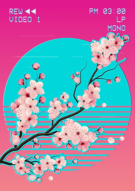 Cherry Blossom Vaporwave