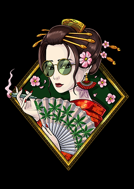 Japanese Geisha Hippie
