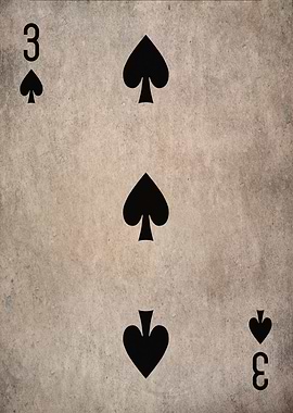 Three of spades