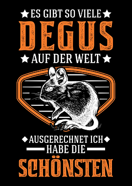 Degu Chilenisches Nagetier