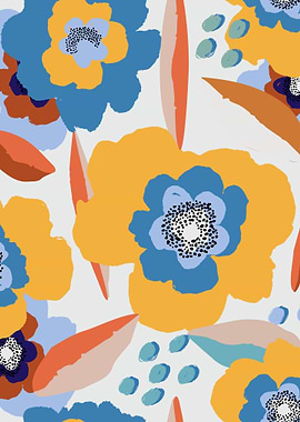 Abstract Flower Pattern 08
