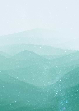 Beautiful green mountain