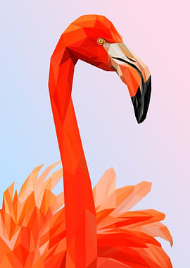 flamingo pop art