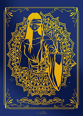 Tarot Deck JUSTICE
